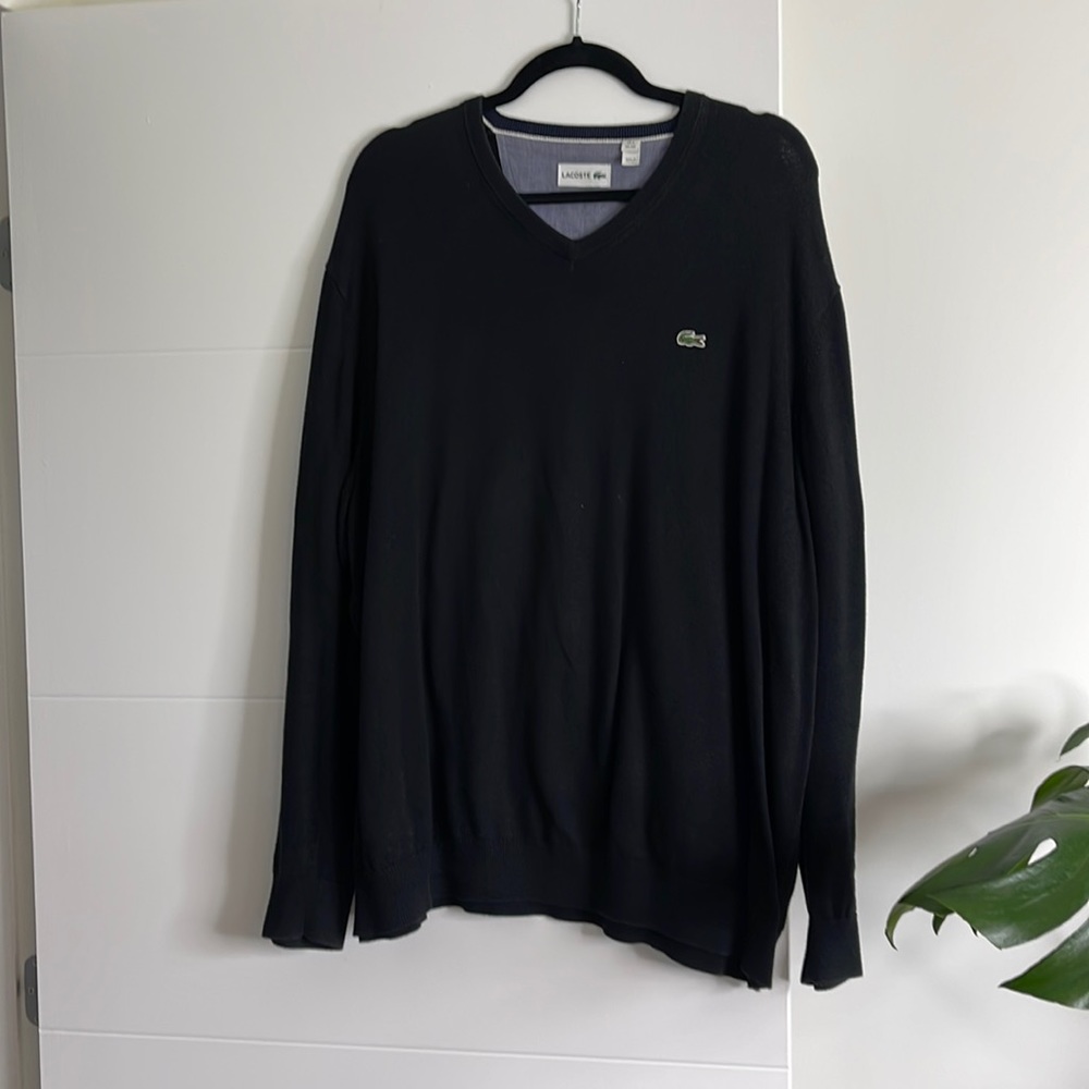 LONGS’EEVE VNECK LACOSTE FOR MEN